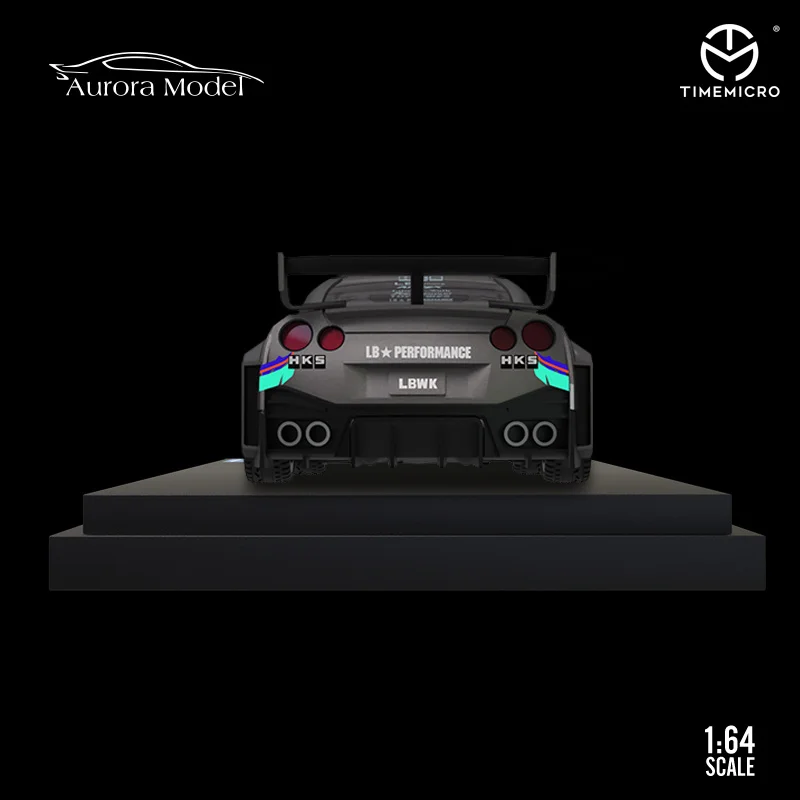 Модель автомобиля Time Micro TM 1:64 LBWK Skyline GTR R35 JDM Модифицированная Фирменная модель из