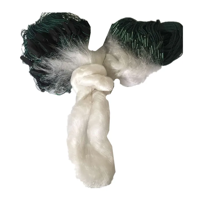 Однонитевая нейлоновая рыболовная сеть глубиной 5 м однослойная длина 65 жаберная