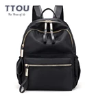 Модный женский черный рюкзак TTOU, Молодежные рюкзаки для девочек-подростков, школьные сумки на плечо, студенческий рюкзак для колледжа