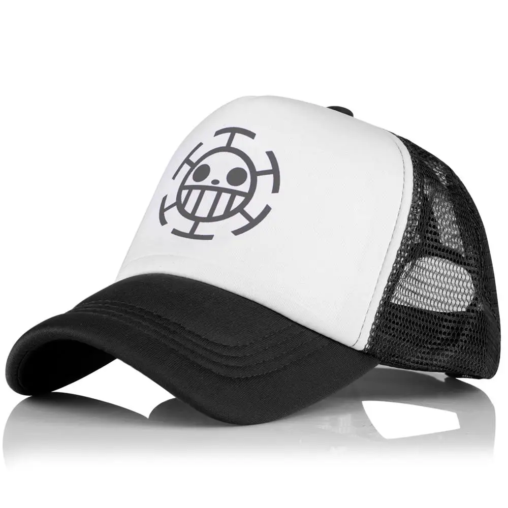 Черная бейсбольная кепка аниме тема плоские кости изогнутые спортивные шляпы Gorro