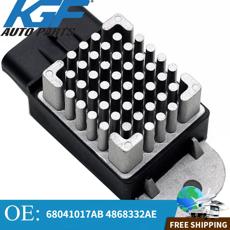 

68041017AB 4868332AE Fan Motor Relay Module for Chrysler Pacifica Voyager Town & Country Jeep Wrangler Cherokee Dodge Caravan