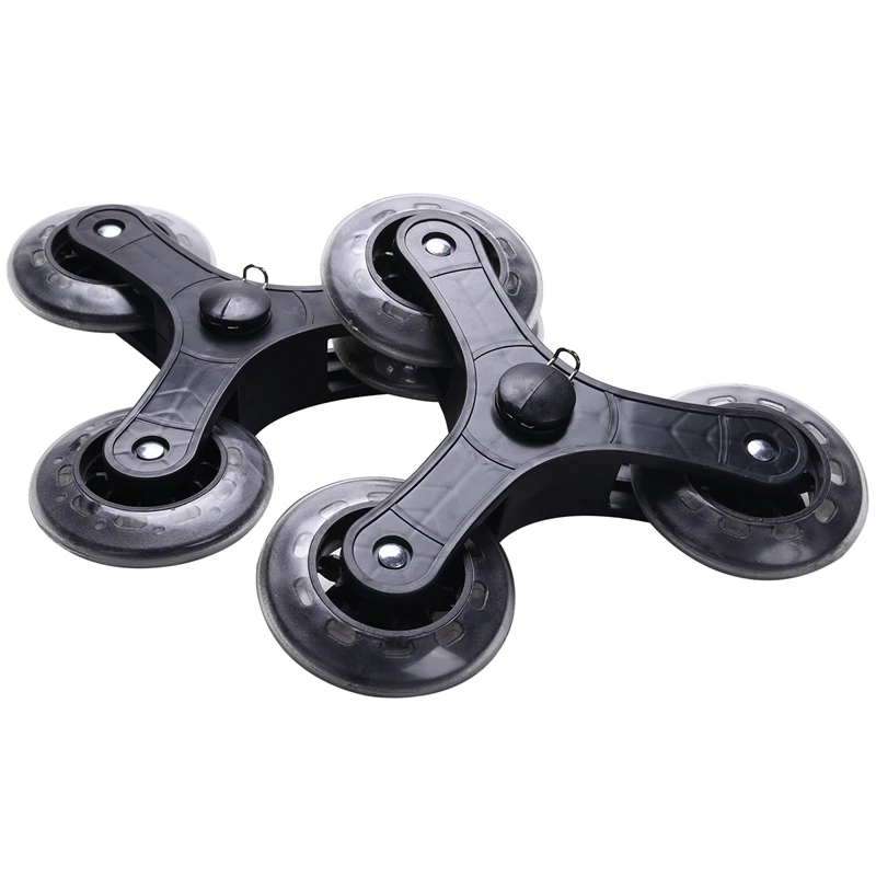 

2Pcs/Set Shopping Cart Trolley Caster Luggage Suitcase Roller Replacement Wheel Pulley Sliding Roller Wheel Accessories