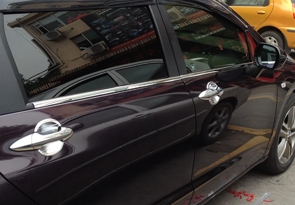 4 шт. хромированные защитные накладки на дверную ручку Honda Odyssey 2009 2014|Хромирование|