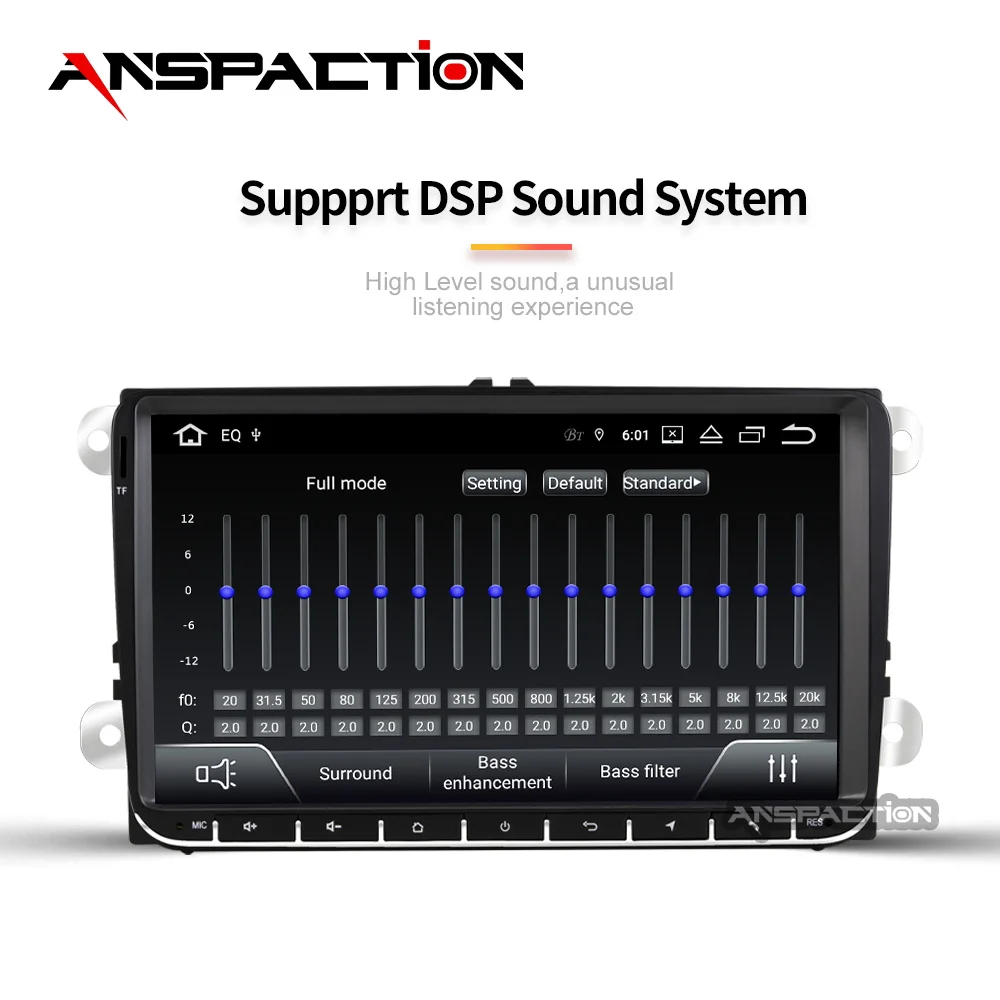 Anroid 9.0 Car Multimedia player DVD For VW/Volkswagen/Golf/Polo/Tiguan/Passat/b7/b6/SEAT/leon/Skoda/Octavia Radio GPS DAB | Автомобили и