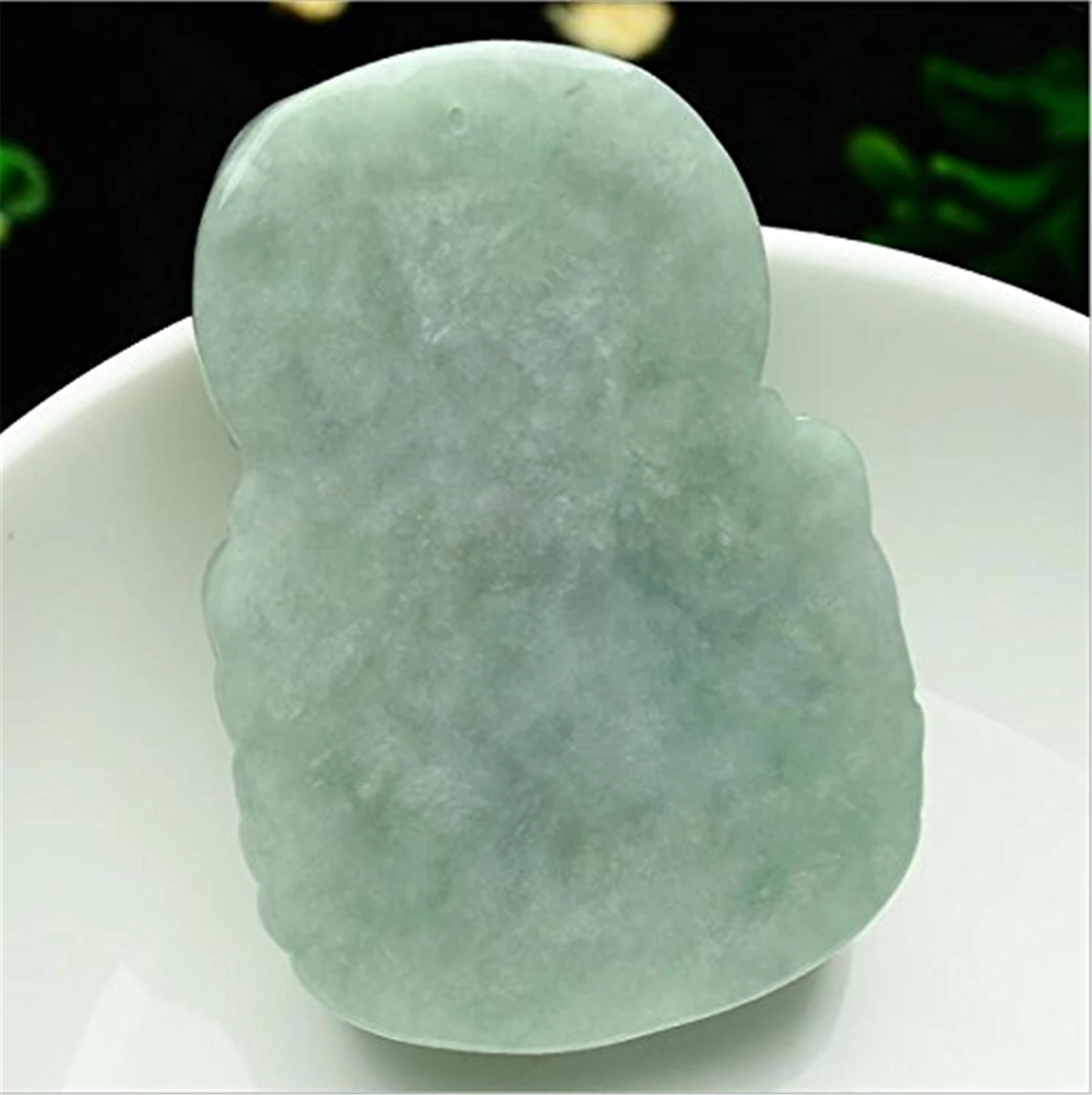 LETSFUN Изящные Ювелирные изделия C1lint Jadeite Сертифицированный класс A нефрит Гуан