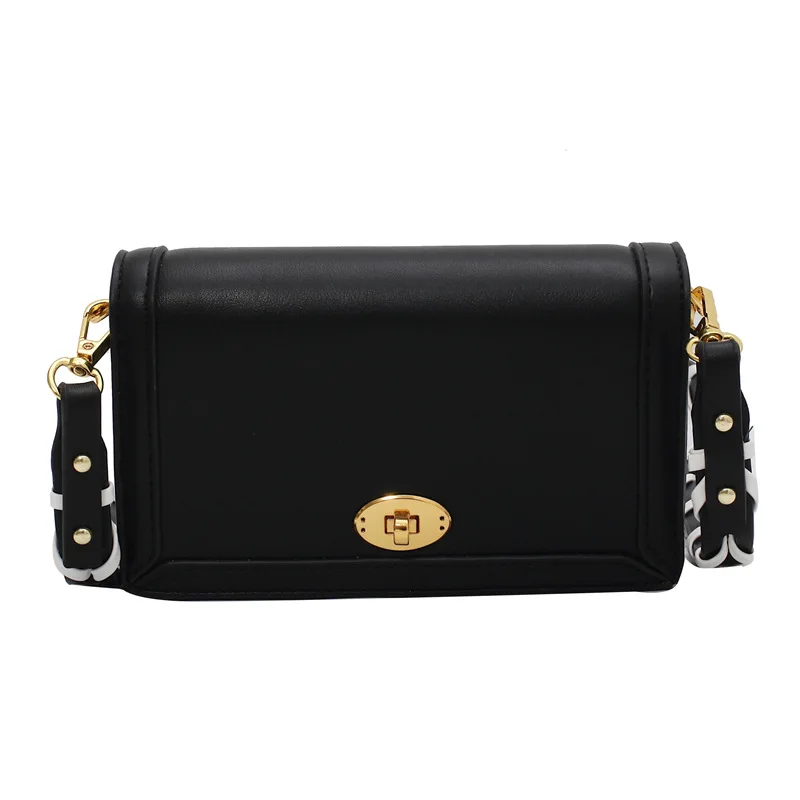 

Small bag girl 2021 summer new retro fashion color one-shoulder small square bag pu oblique women's bag