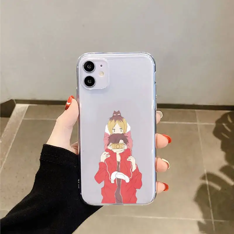 

Kenma Kozume of Haikyuu Phone Case Transparent for iPhone 11 12 mini pro XS MAX 8 7 6 6S Plus X 5S SE 2020 XR