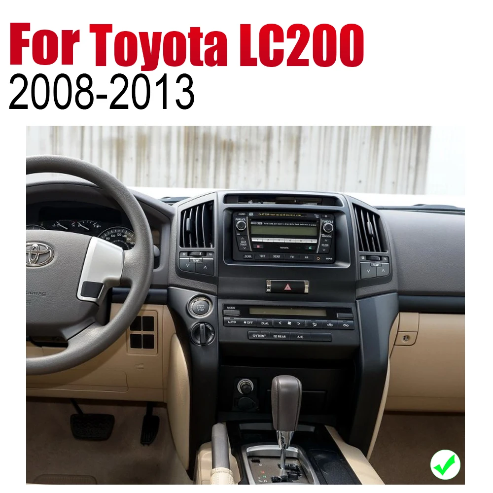 ZaiXi Android автомобильное радио стерео GPS навигация для Toyota Land Cruiser LC200 2008 ~ 2013 Bluetooth wifi
