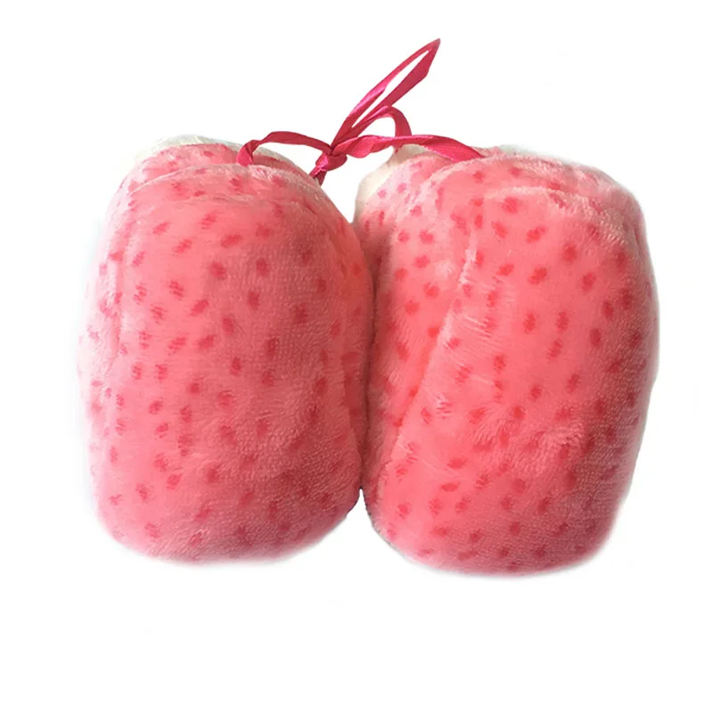 Детские плюшевые домашние тапочки для девочек и мальчиков милые носки-тапочки с