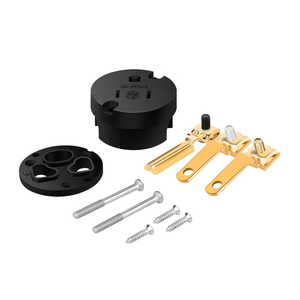 Медный штекер питания Monosaudio M104G/F104G