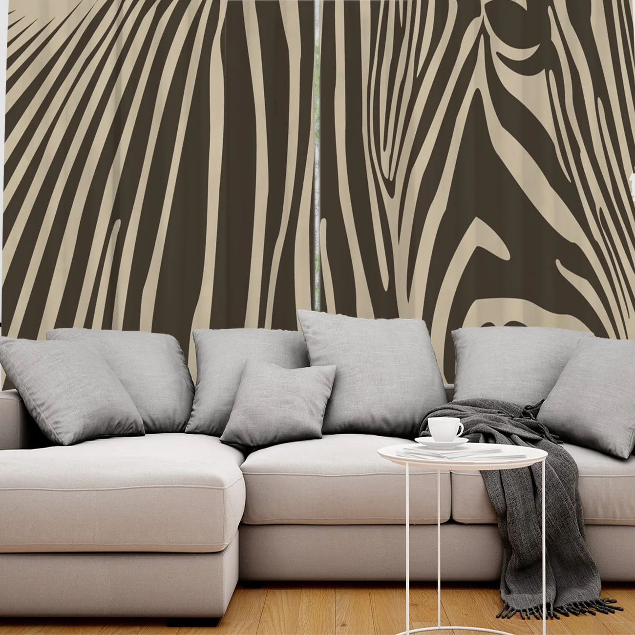 Африканские оконные шторы Zebra занавески для гостиной декоративные элементы | Дом