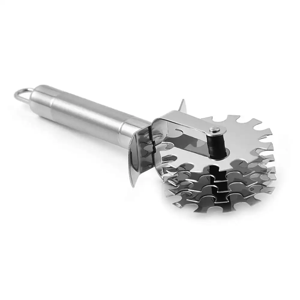 

2pcs Stainless Steel Five-wheel Meat Tenderizer Household Roller Steak Tenderizer Pork Beef Fish Kitchen Too