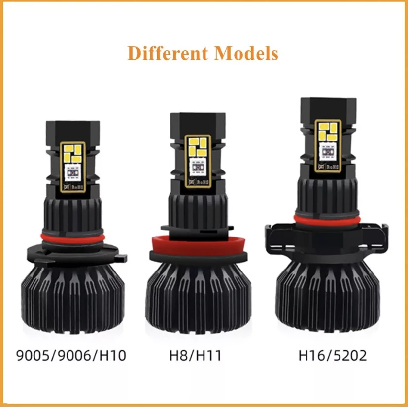 HaoXuan APP Bluetooth Control RGB Car LED Headlight Changeable Color Light H16 5202 H8 H11 9005 9006 Auto Head Lamp H7led Bulbs |