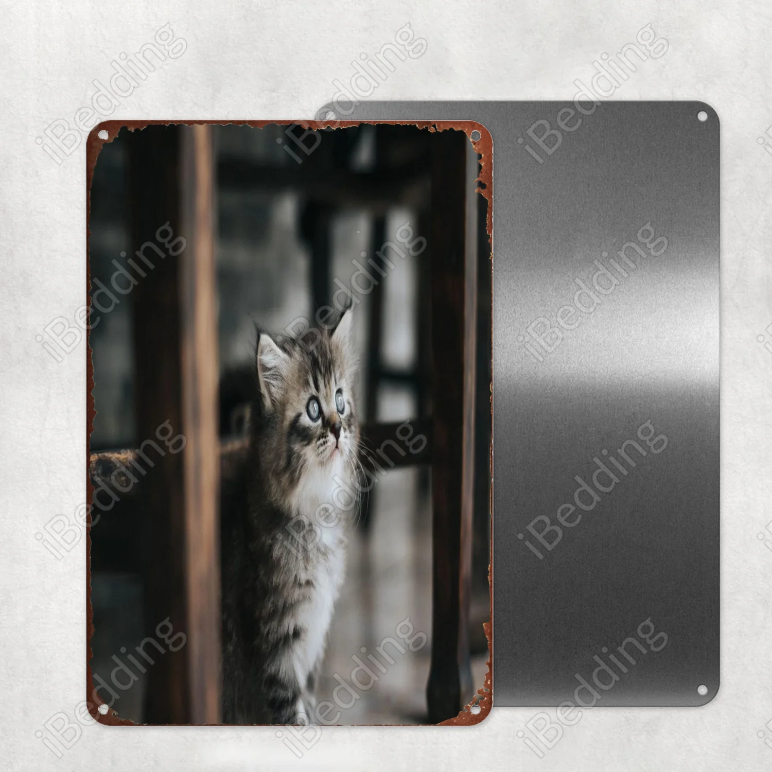 Животные домашние дикие Ретро Табличка из металла винтажная для бара, паба, клуба, украшение стены, железная картина, декоративная пластина 20x30 см.