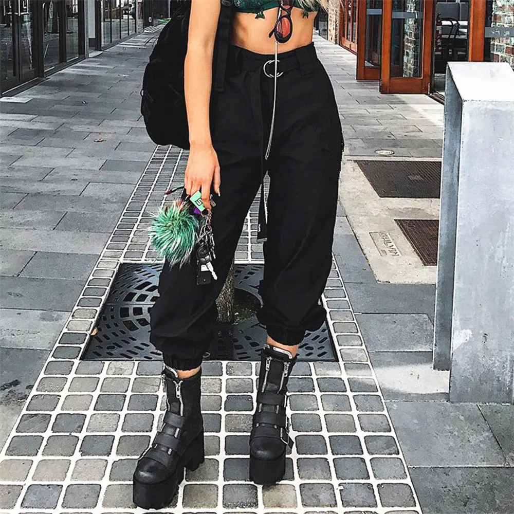 Women's Pants Women Fashion Casual Harem Baggy Hip Hop Dance Jogging Sweat Sport Slacks Trousers new style | Женская одежда
