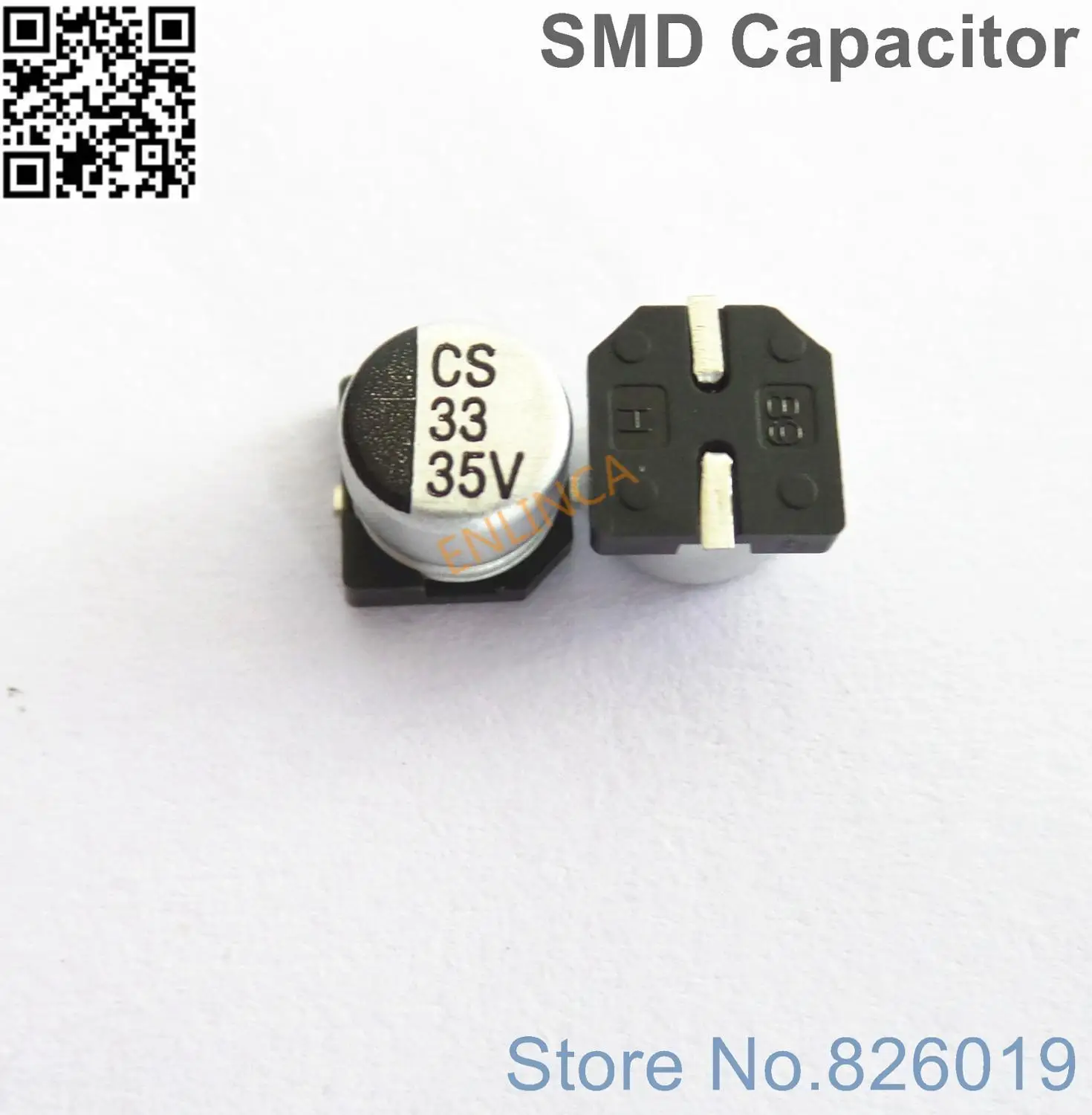 

6pcs/lot 35v 33uf SMD Aluminum Electrolytic Capacitors size 6.3*5.4 33uf 35v