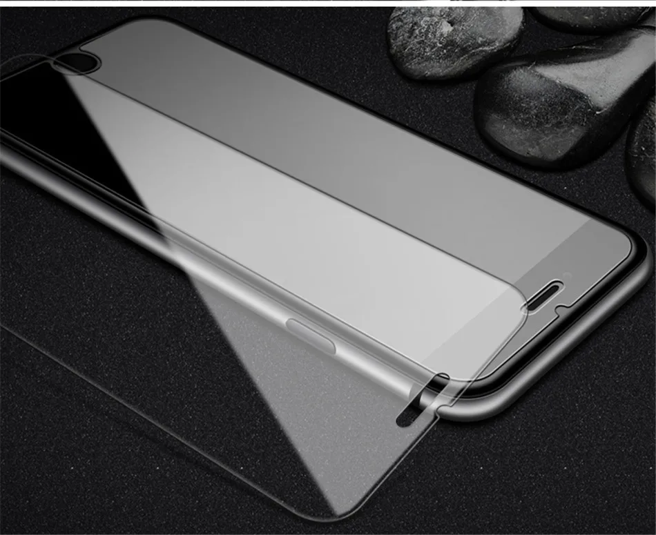 50 штук 2.5D Закаленное стекло для Apple iPhone 11 Pro XS Max XR X 8 Plus 7 6 6S SE 5 5S Защитная Пленка Покрывает не полностью