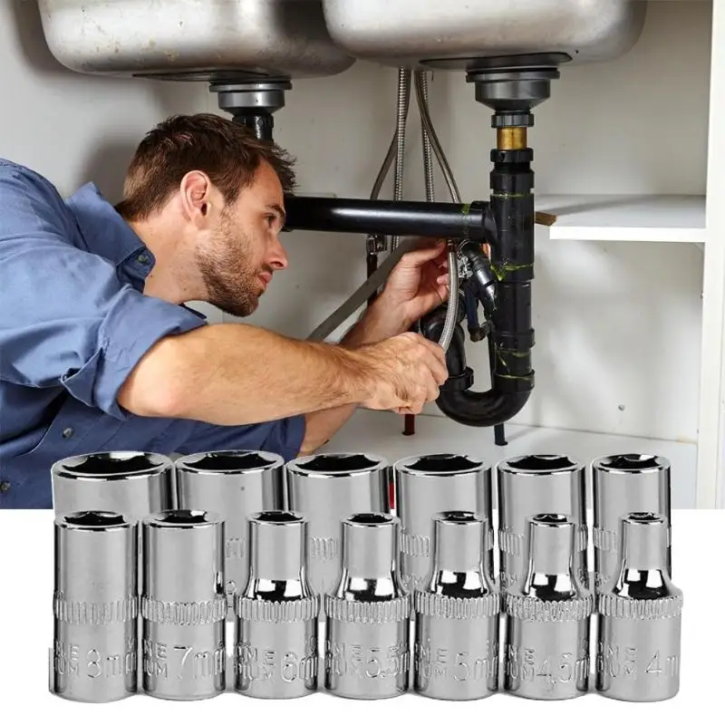 

46pcs Combination Set Socket Wrench Ratchet Spanner Car Vehicle Repair Tools Hexagonal Pattern T10/T15/T20/T25/T30/T40
