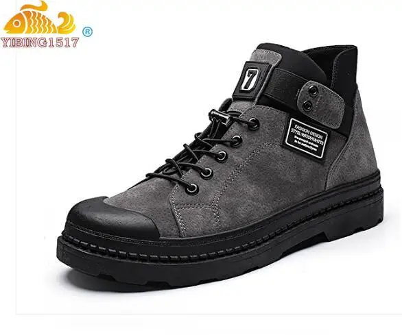 2019 зимние мужские ботинки Теплая мужская водонепроницаемая обувь из