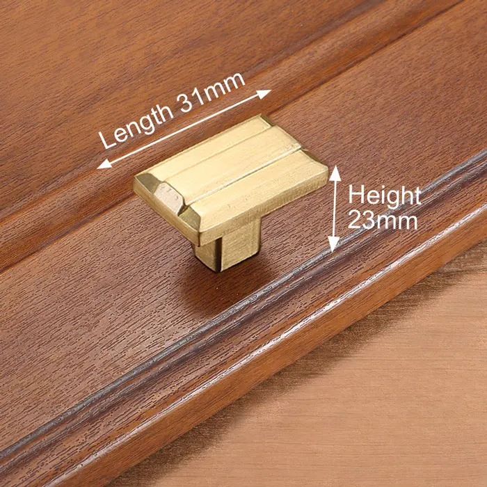 Handle-T1108 KAK медные латунные ручки шкафа для двери кухонного шкафа ручки для выдвижных ящиков Европейское винтажное Золотое оборудование для обработки мебели - Цвет: Handle-T1108