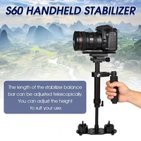 s60 handle stabilizer photography video aluminum alloy handheld camera stabilizer shooting steadycam for steadicamdslr camcorder