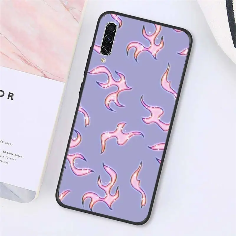 

Flame pattern high quality Phone Case For Samsung galaxy A S note 10 7 8 9 20 30 31 40 50 51 70 71 21 s ultra plus