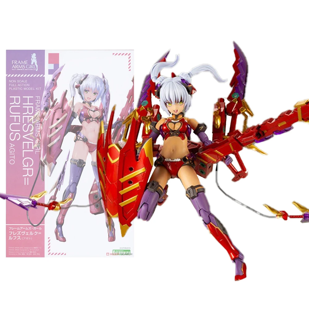 

Frame Arms Girl Hresvelgr Rufus Assembly Model Toys Fag FG076 ABS Collectable Kawaii Desktop ornaments Action Figures 15CM