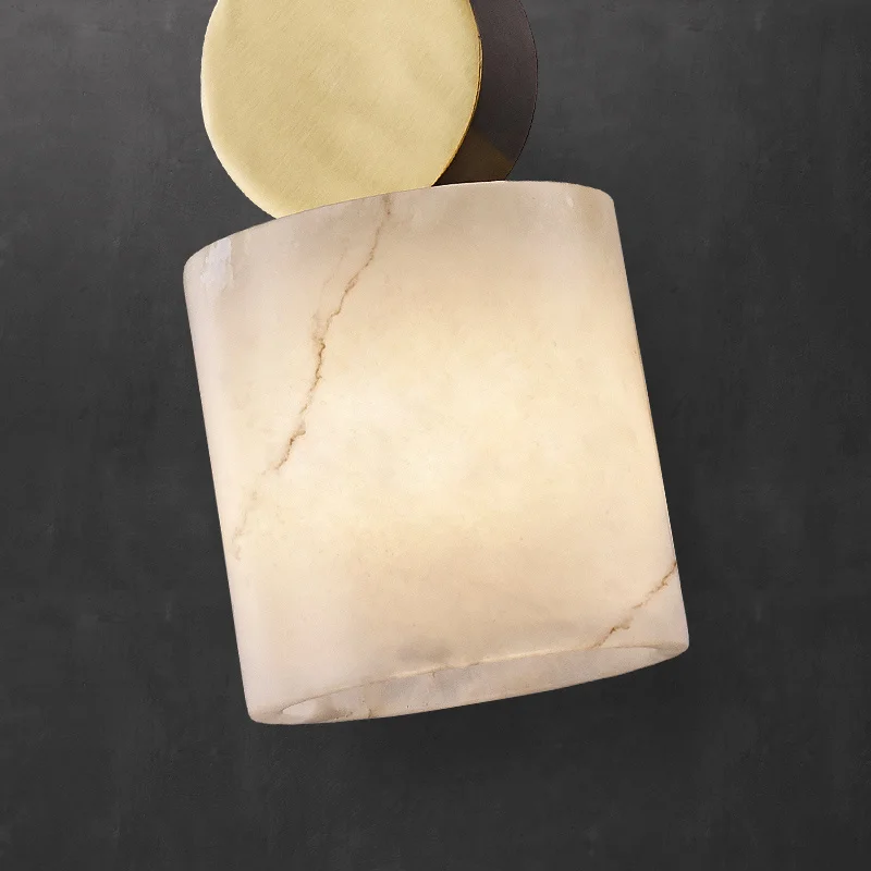 Роскошная мраморная Подвесная лампа одноголовочные прикроватные светильники