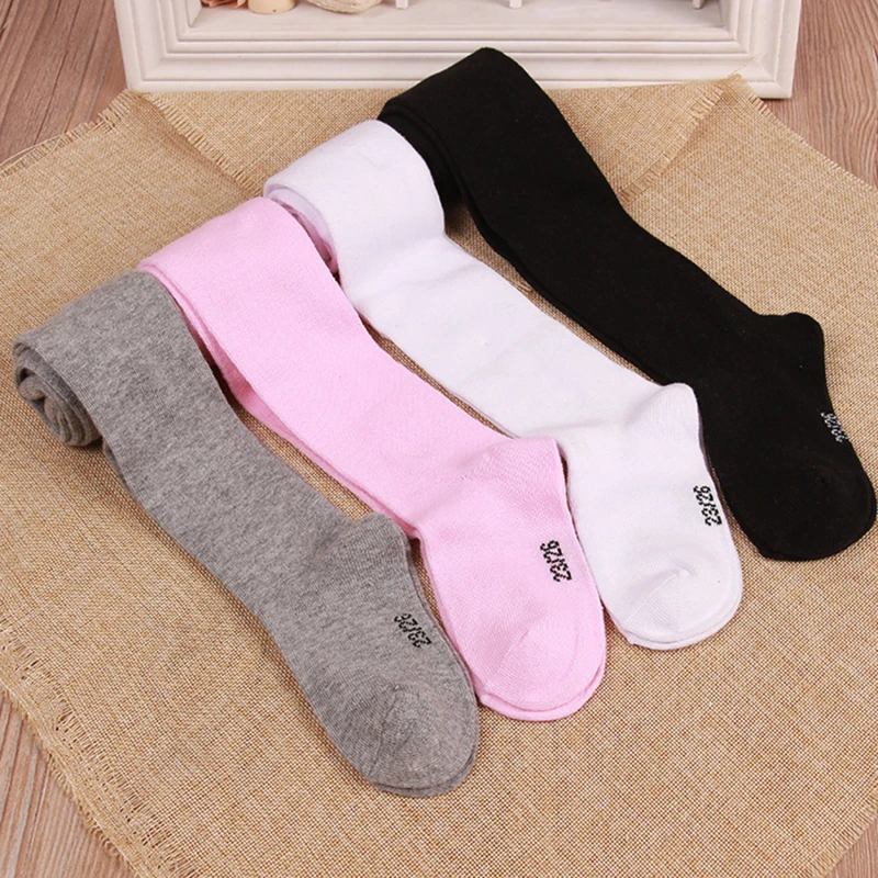 

0-6Y Children Spring Autumn Tights Cotton Baby Girl Pantyhose Kid Infant Knitted Collant Tights Soft Infant Clothing Stockings