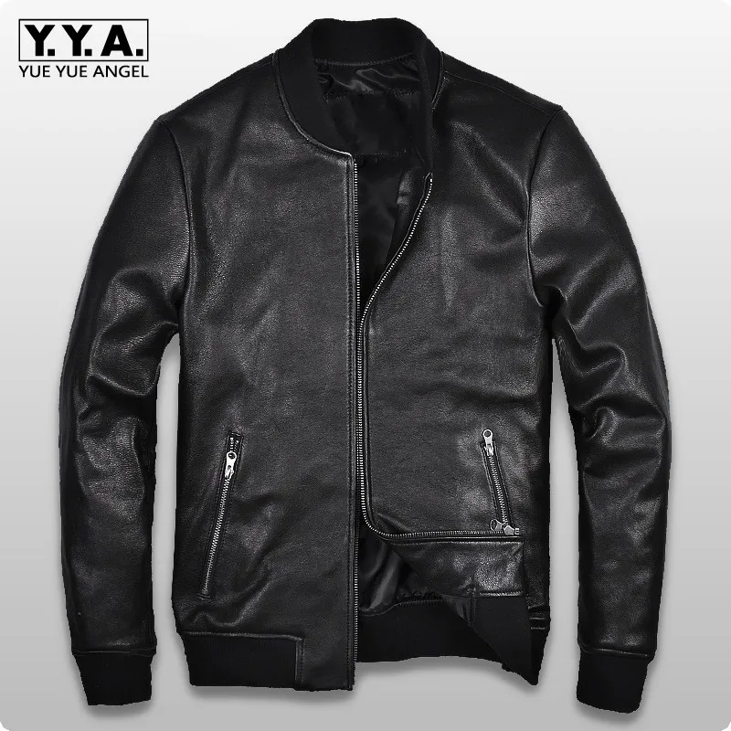 Мужская куртка на молнии из натуральной овчины в Корейском стиле весну|coat fashion|coats