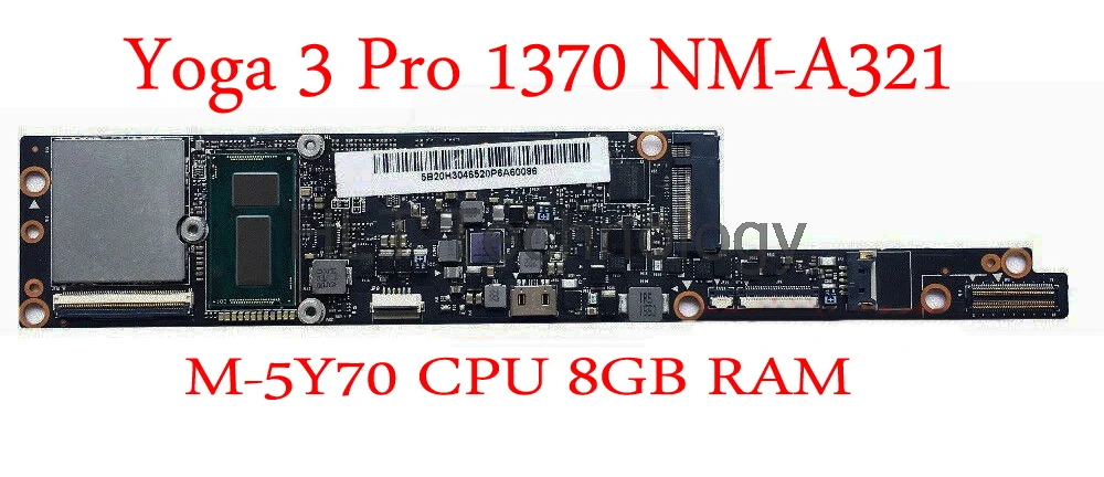 

Материнская плата для ноутбука Lenovo Yoga 3 Pro 1370 Pro-I5Y70 CPU 8GB RAM 4B104212018 AIUU2