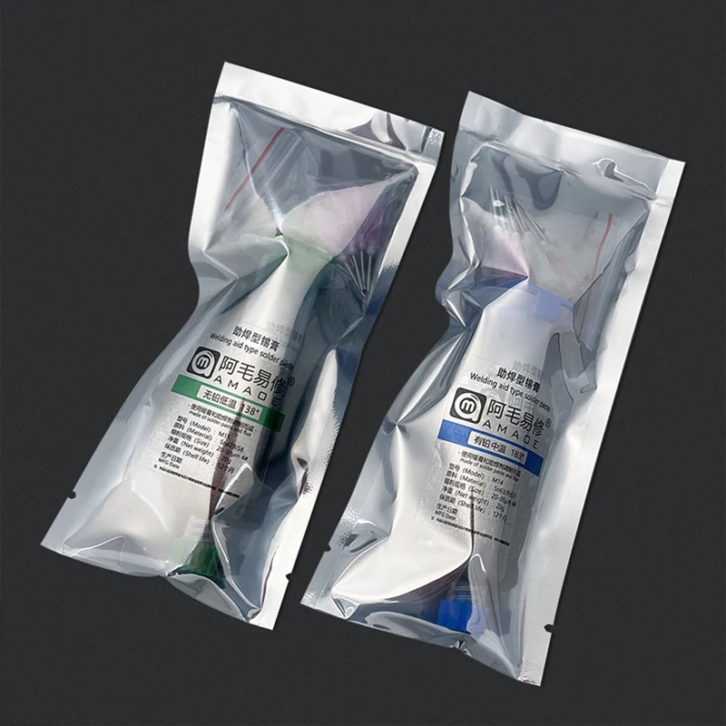 AMAOE 20 г свинцовая/Бессвинцовая паяльная паста 138/183 Оловянная шприц для печатной