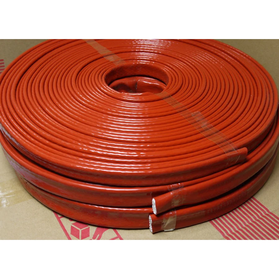 1Meter 4-130mm Dia Red Thicken Insulation Silicone Fiberglass Tube High Temperature Resistant Fire Retardant Casing Pipe | Обустройство