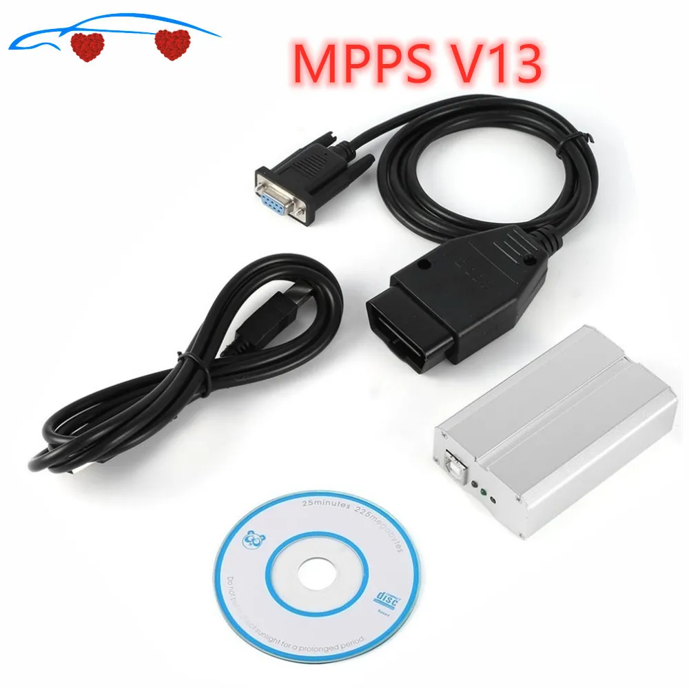Качественный чип SMPS MPPS V13 EDC16 для настройки Remap K + CAN Flasher в металлической коробке