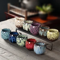 kiln change china ceramic tea cup coffee mug water cup porcelain kung fu cups set pottery drinkware tableware