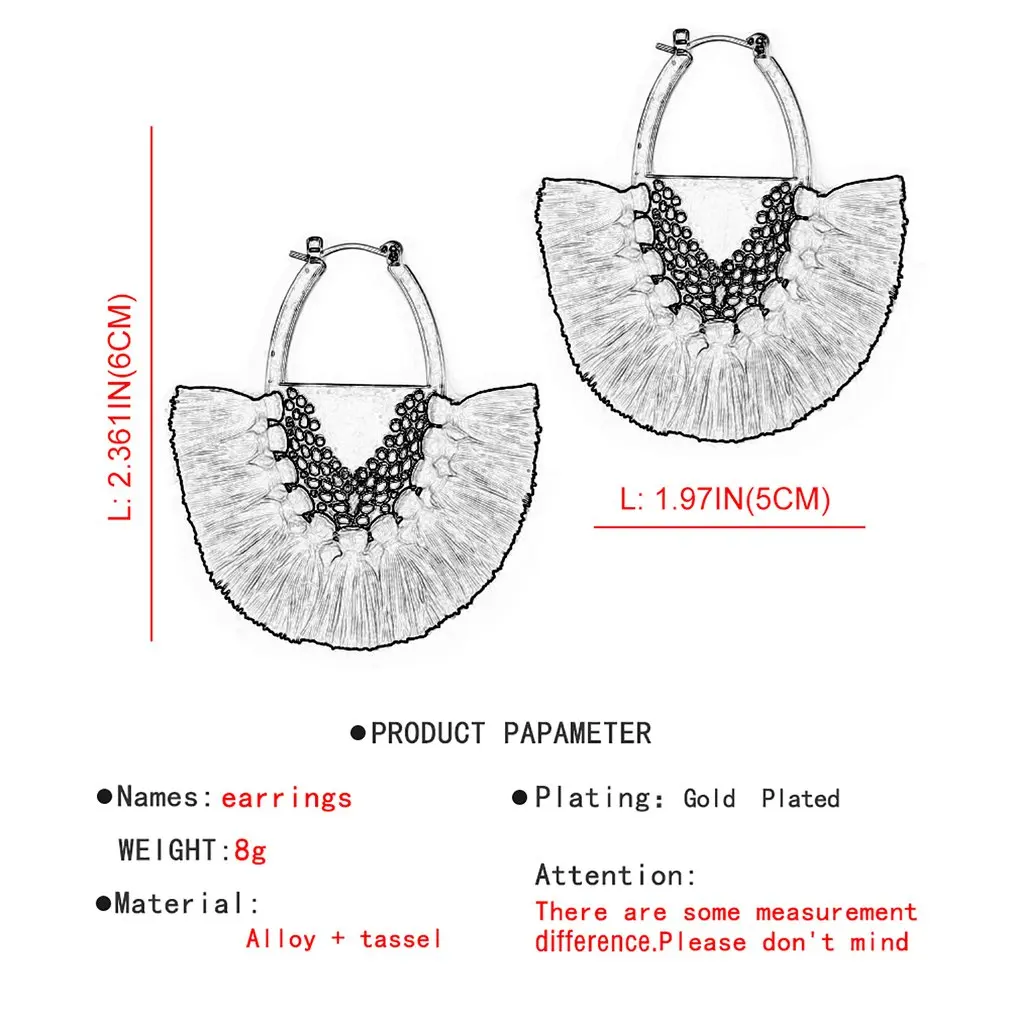 Модные серьги с кисточками в богемном стиле сплав висячие женская мода ювелирные