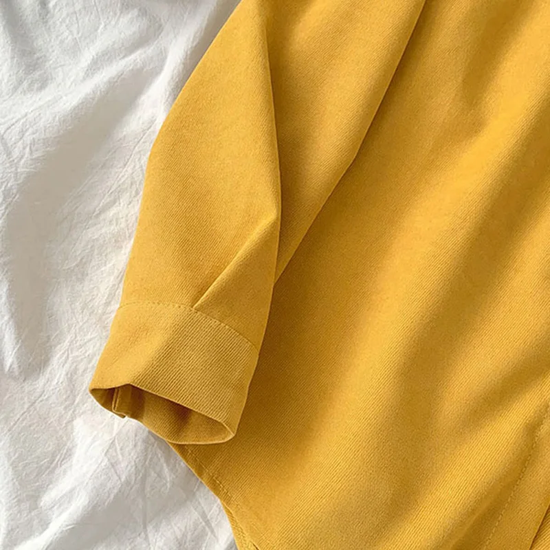 

2021 New Spring Autumn Shirts For Women Loose Solid Vintage Long Sleeve Shirt Womens Blouses And Tops Casual Tuic White Shirt