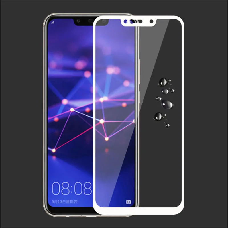 Изогнутое закаленное стекло с 3D краями для Huawei Mate 20 Lite Pro протектор экрана