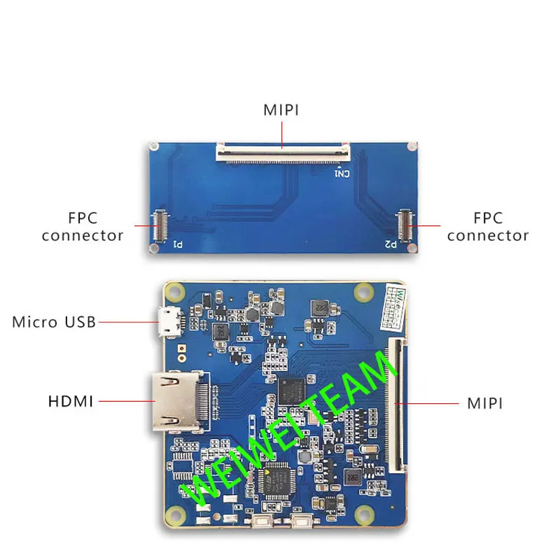 Wisecoco 3,1 дюймов 720x720 ЖК-дисплей Панель экрана и HDMI к MIPI панель управления Комплект для Raspberry pi 3 JDI LT031MDZ4000 панель