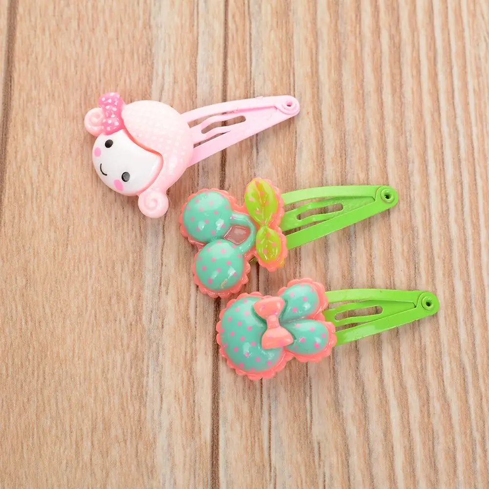 10 штук в партии с героями мультфильмов бусины конфеты Цвет заколки для волос