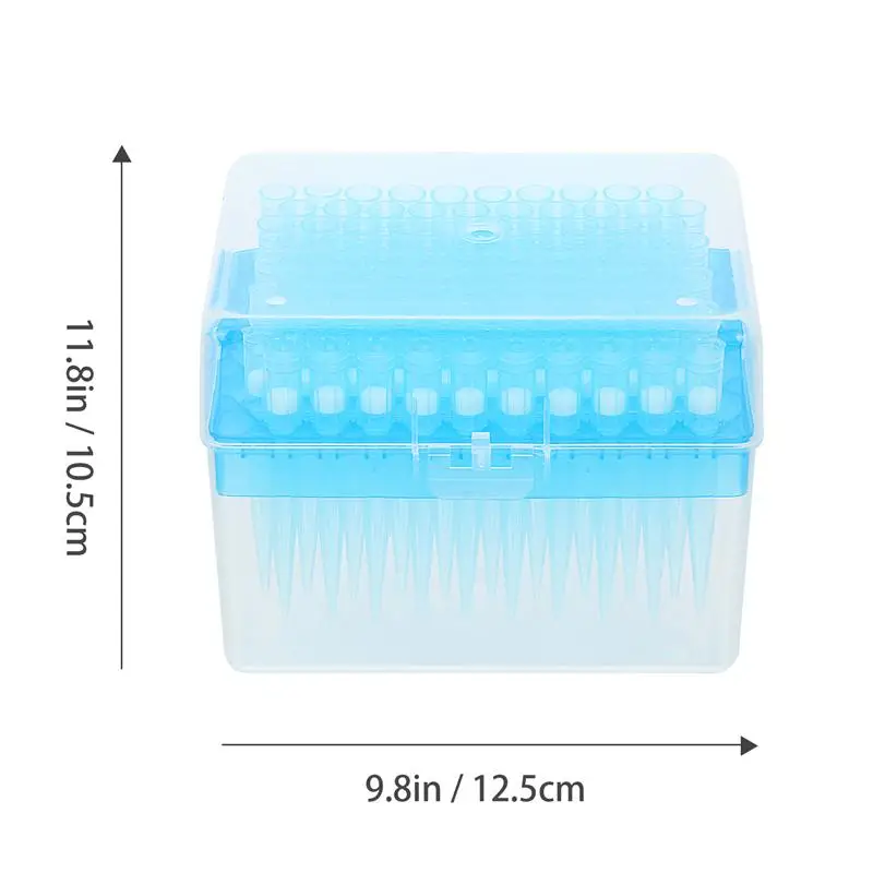 

100Pcs Disposable Filter Pipette Tips Plastic Lengthened Pipette Tips (1ML)