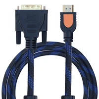 1 8m dvi d 241 hdmi compatible cable male to male for lcd hdtv pc computer projector