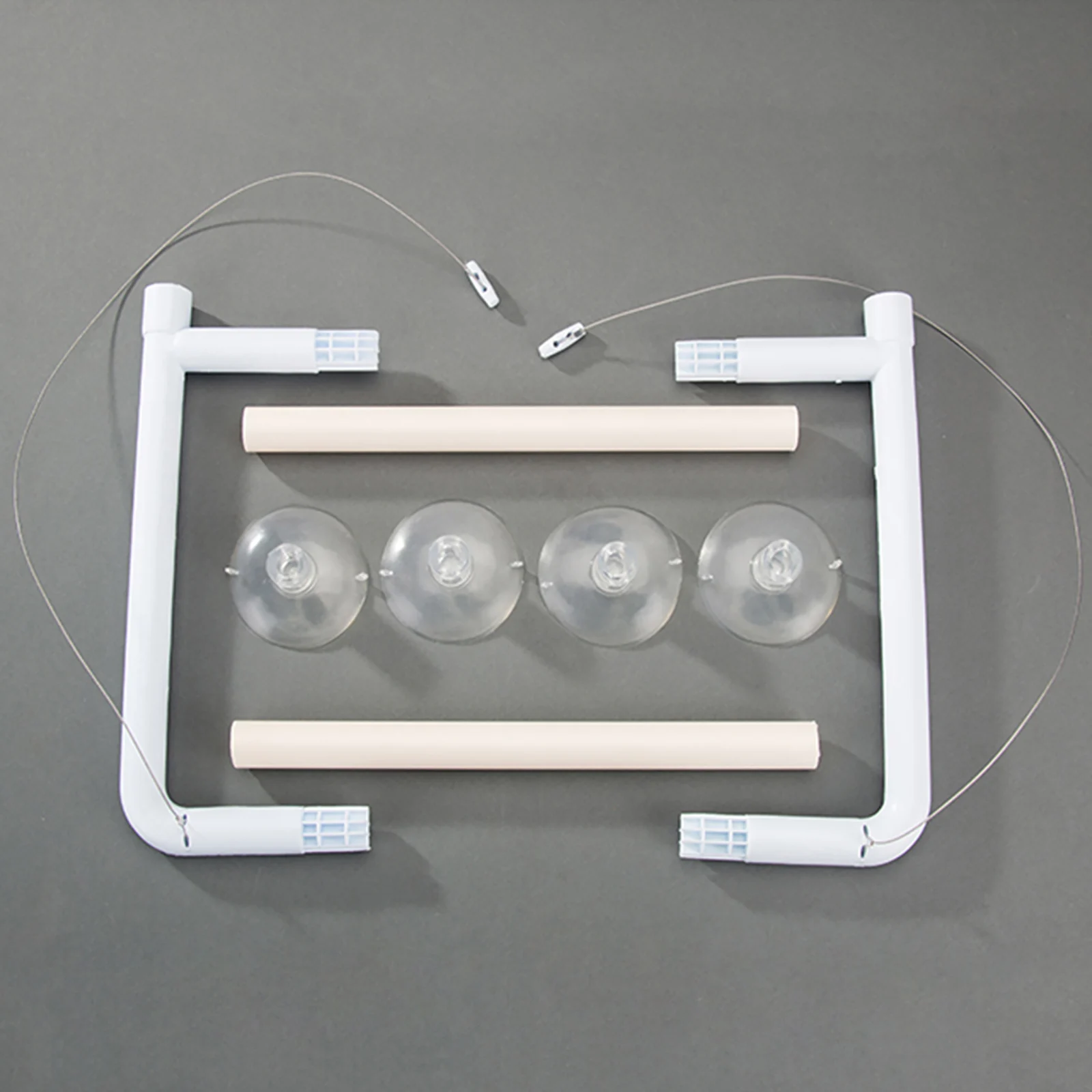 

55 * 35cm pet hammock US Cat Puppy windowsill cat sucker small hammock Pet Shelf Kitten Perch Seat High Hammock Beige