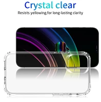 ultra clear transparent hard pc acrylic phone case for iphone 13 12 mini 11 pro max xs xr 7 8 plus shockproof bumper back cover