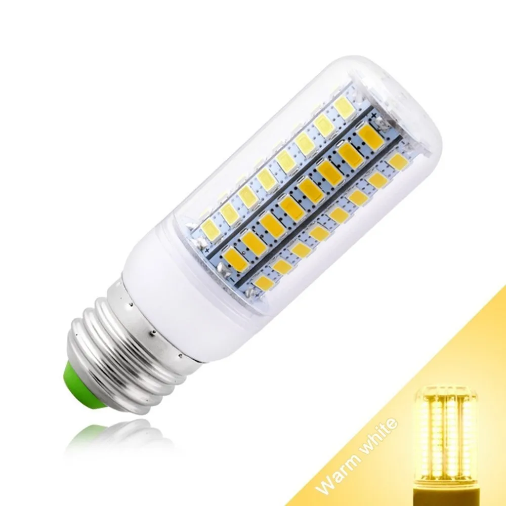 Светодиодная лампа E27 E14 кукурузная SMD5730 220 В светильник 24 36 48 56 69 72