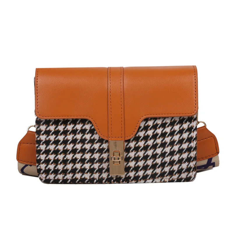 

Celebrity Simple Small Bag Women's Bag 2021 New Fashion Simple Western Style Messenger Bag Spring Popular Small Square Bag