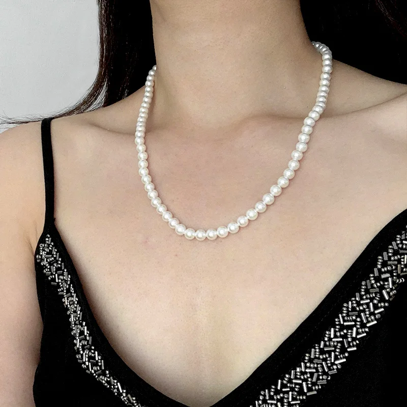 Светильник почка женская из серебра 925 пробы с жемчужинами 40 60 см|Ожерелья| |