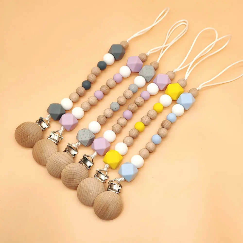 Силиконовая соска с бусами застёжка-зажим для леса пляжа напряженного режима