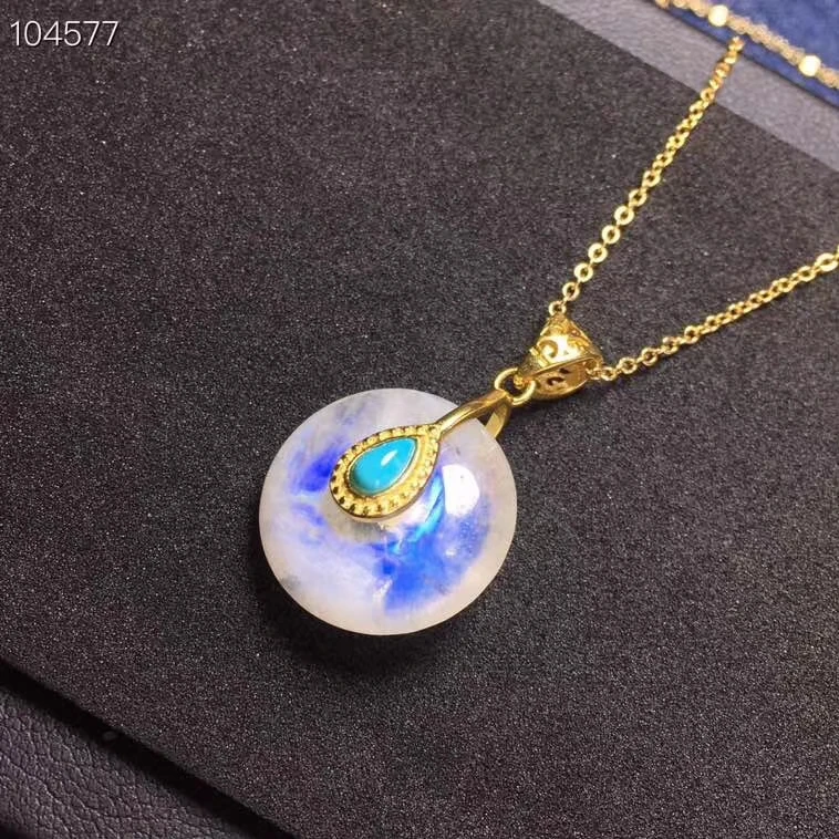 Подлинный Искусственный драгоценный камень 16x6 мм женский кулон праздвечерние