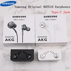 Оригинальные наушники-вкладыши Note10 plus Samsung с разъемом Type-C, гарнитура с микрофоном для наушников S8 S10 note 8 9 10 plus A70 A50 для Huawei